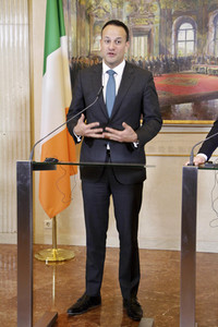 Pressekonferenz mit Sebastian Kurz und Leo Varadkar in Wien