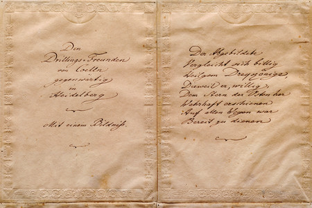 Ausstellung 'Der Brief und die Zeichnung - Die Zeichnung und der Brief' in Köln