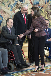 Audienz mit Königin Letizia in Madrid
