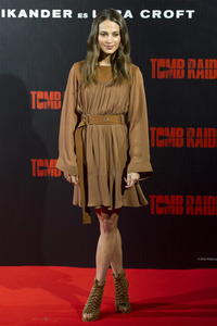 Photocall 'Tomb Raider' in Madrid