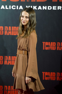 Photocall 'Tomb Raider' in Madrid