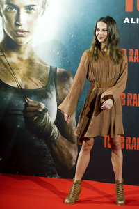 Photocall 'Tomb Raider' in Madrid