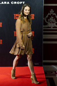 Photocall 'Tomb Raider' in Madrid
