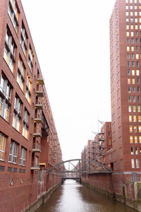Im Stadtteil HafenCity von Hamburg