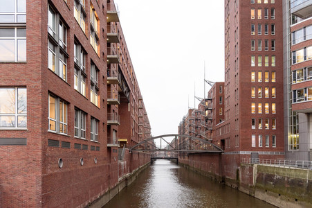 Im Stadtteil HafenCity von Hamburg