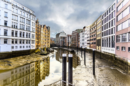 Im Stadtteil HafenCity von Hamburg