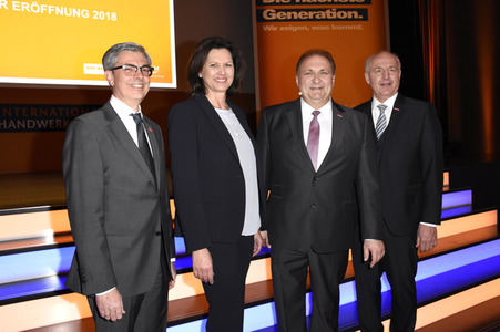 Eröffnung der Internationalen Handwerksmesse in München