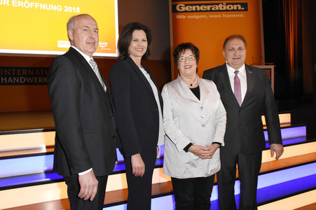 Eröffnung der Internationalen Handwerksmesse in München