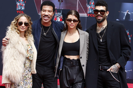 Hand and Footprint Ceremony mit Lionel Richie in Los Angeles