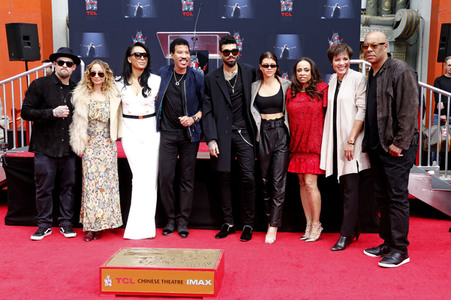 Hand and Footprint Ceremony mit Lionel Richie in Los Angeles