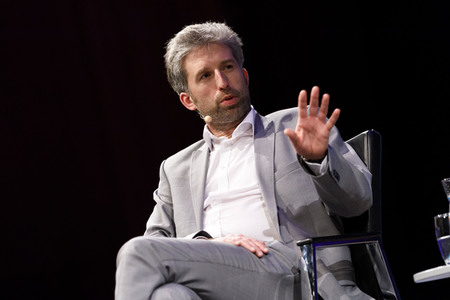 Axel Hacke und  Boris Palmer auf der lit.Cologne 2018 in Köln