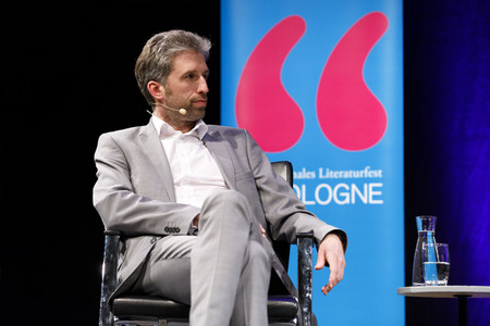 Axel Hacke und  Boris Palmer auf der lit.Cologne 2018 in Köln