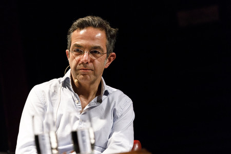 Navid Kermani und Paul Nizon auf der lit.Cologne 2018 in Köln