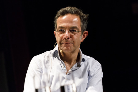 Navid Kermani und Paul Nizon auf der lit.Cologne 2018 in Köln
