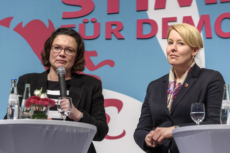 SPD-Frauensalon 'Starke Stimmen für Demokratie' in Berlin