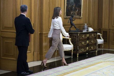 Audienz mit Königin Letizia in Madrid