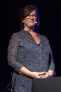 Marie Reiners, Bärbel Schäfer und Katja Riemann auf der lit.Cologne 2018 in Köln