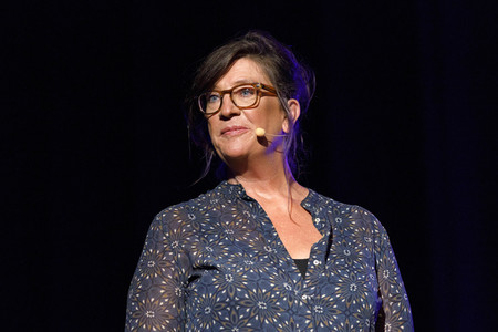 Marie Reiners, Bärbel Schäfer und Katja Riemann auf der lit.Cologne 2018 in Köln