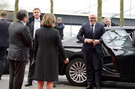 NRW Antrittsbesuch des Bundespräsidenten in Düsseldorf