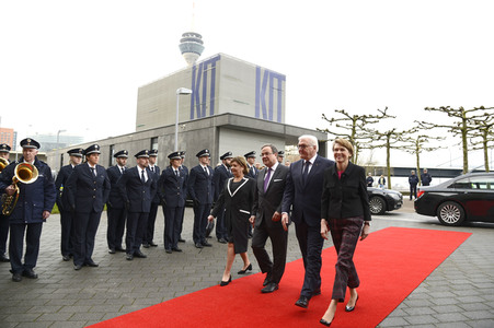 NRW Antrittsbesuch des Bundespräsidenten in Düsseldorf