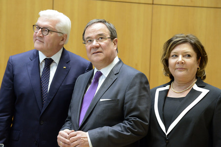 NRW Antrittsbesuch des Bundespräsidenten in Düsseldorf