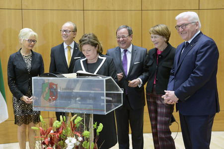 NRW Antrittsbesuch des Bundespräsidenten in Düsseldorf
