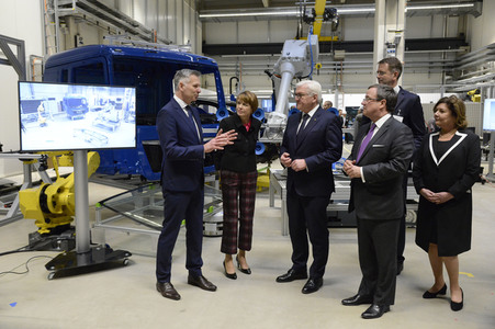 NRW Antrittsbesuch des Bundespräsidenten in Aachen