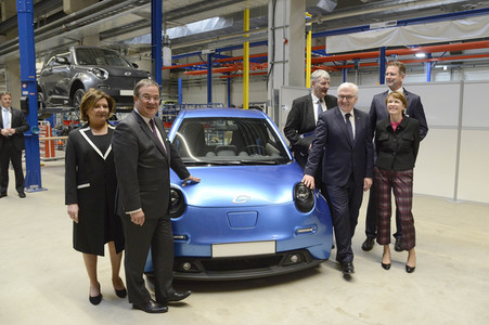 NRW Antrittsbesuch des Bundespräsidenten in Aachen