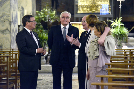 NRW Antrittsbesuch des Bundespräsidenten in Aachen