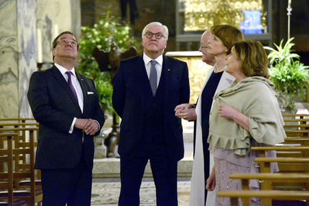 NRW Antrittsbesuch des Bundespräsidenten in Aachen