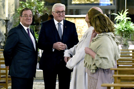 NRW Antrittsbesuch des Bundespräsidenten in Aachen