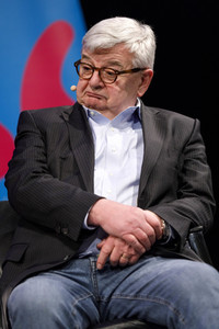 Joschka Fischer auf der lit.Cologne 2018 in Köln