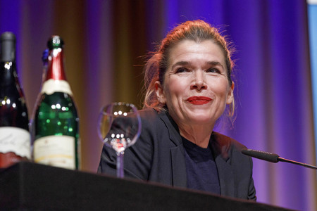 Iris Berben und Anke Engelke auf der lit.Cologne 2018 in Köln