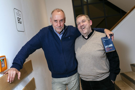 Hakan Nesser und Dietmar Bär auf der lit.Cologne 2018 in Köln
