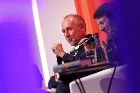 Hakan Nesser und Dietmar Bär auf der lit.Cologne 2018 in Köln