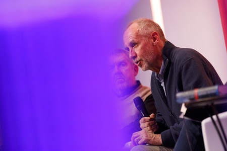 Hakan Nesser und Dietmar Bär auf der lit.Cologne 2018 in Köln