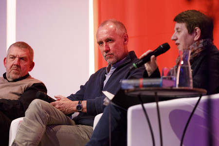 Hakan Nesser und Dietmar Bär auf der lit.Cologne 2018 in Köln
