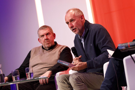Hakan Nesser und Dietmar Bär auf der lit.Cologne 2018 in Köln