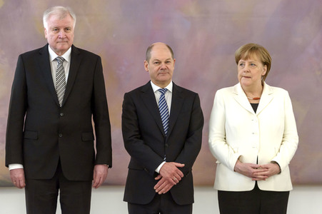 Ernennung der Mnister und Ministerinnen des neuen Bundeskabinetts in Berlin