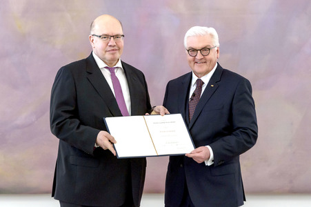 Ernennung der Mnister und Ministerinnen des neuen Bundeskabinetts in Berlin
