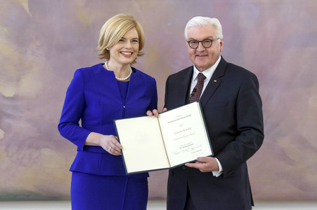 Ernennung der Mnister und Ministerinnen des neuen Bundeskabinetts in Berlin