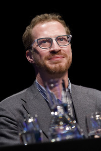 Andrew Sean Greer und Jürgen Tarrach auf der lit.Cologne 2018 in Köln