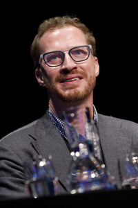 Andrew Sean Greer und Jürgen Tarrach auf der lit.Cologne 2018 in Köln