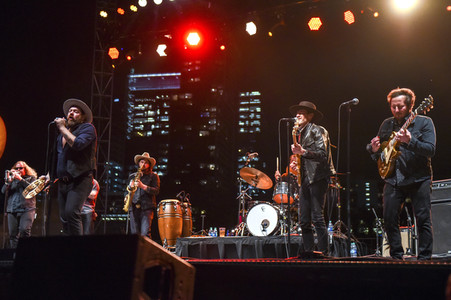 Konzert von Nathaniel Rateliff & The Night Sweats auf dem SXSW 2018 in Austin