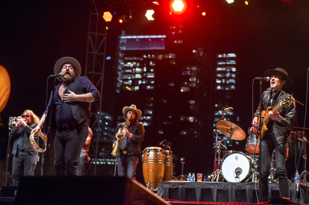 Konzert von Nathaniel Rateliff & The Night Sweats auf dem SXSW 2018 in Austin