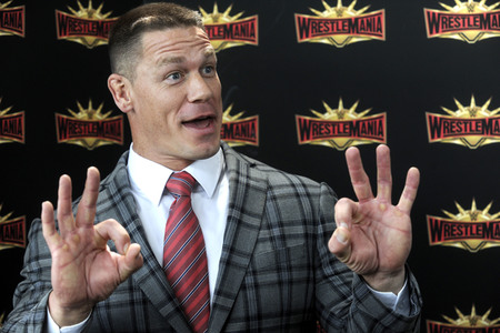 Pressekonferenz zur WWE WrestleMania in New York