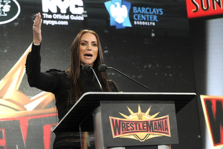 Pressekonferenz zur WWE WrestleMania in New York
