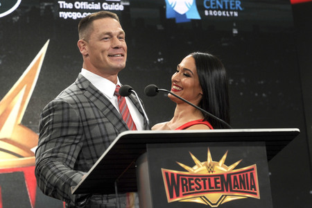 Pressekonferenz zur WWE WrestleMania in New York