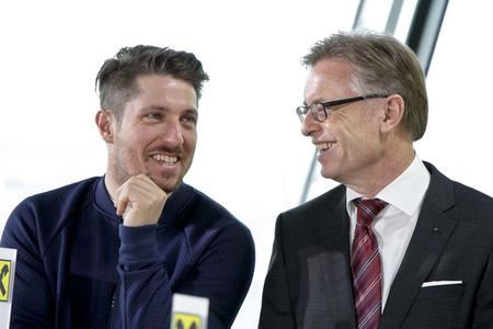 Pressegespräch mit Marcel Hirscher in Wien