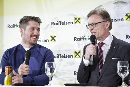Pressegespräch mit Marcel Hirscher in Wien